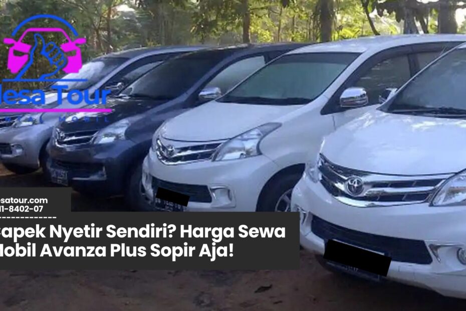 harga sewa mobil Avanza plus sopir, sewa mobil dengan sopir, tarif sewa mobil harian, rental Avanza murah, jasa sopir profesional