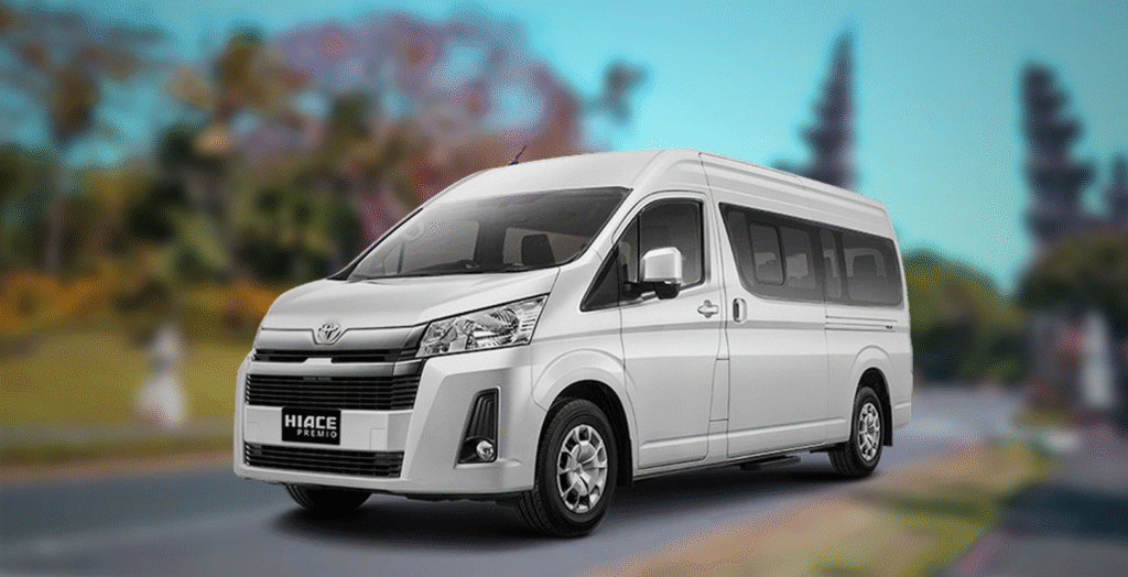 Sewa Hiace Premio Jogja, Rental Hiace Mewah Jogja, Transportasi Rombongan Jogja, Hiace Premio Interior Nyaman, Sewa Mobil Wisata Jogja