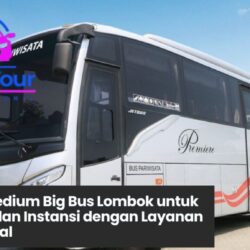 Rental Medium Big Bus Lombok untuk Sekolah dan Instansi